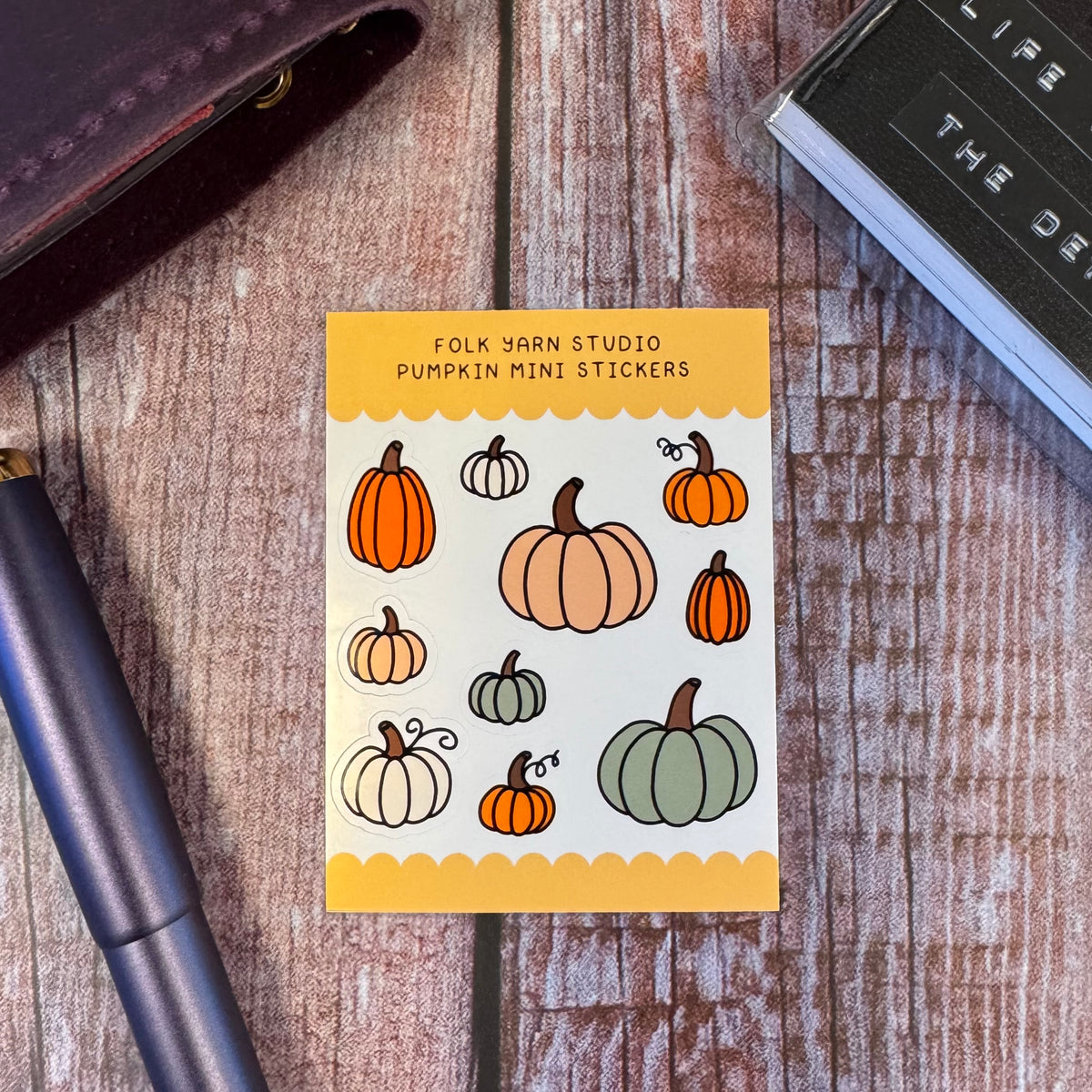 Pumpkins Teeny Tiny Sticker Sheet