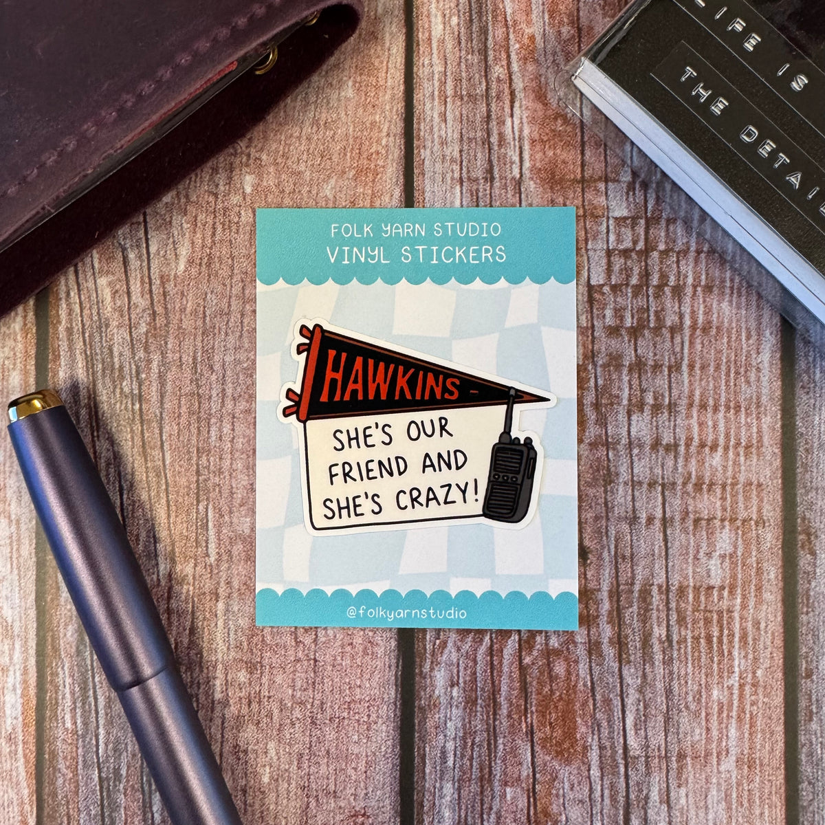 Our Crazy Friend Sticker