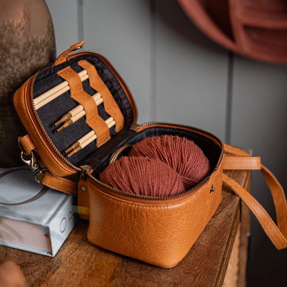 MUUD Lexi Mini Project Bag- Whisky