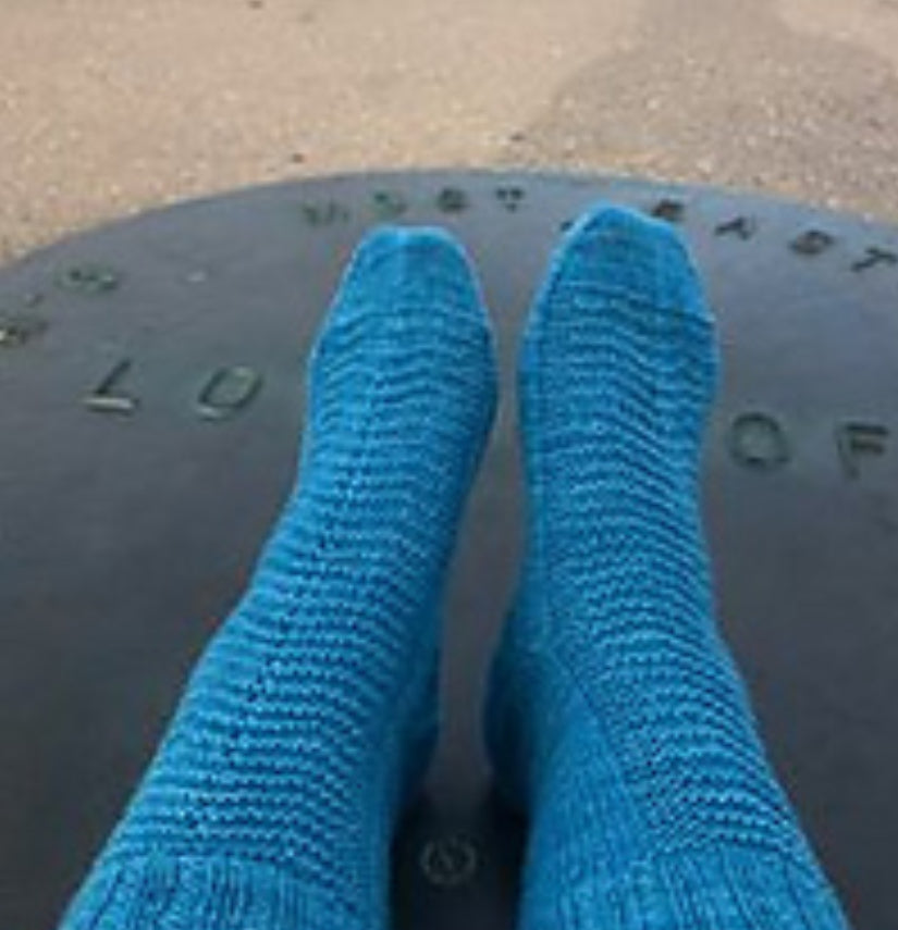 Ness Point Sock Pattern PDF Download