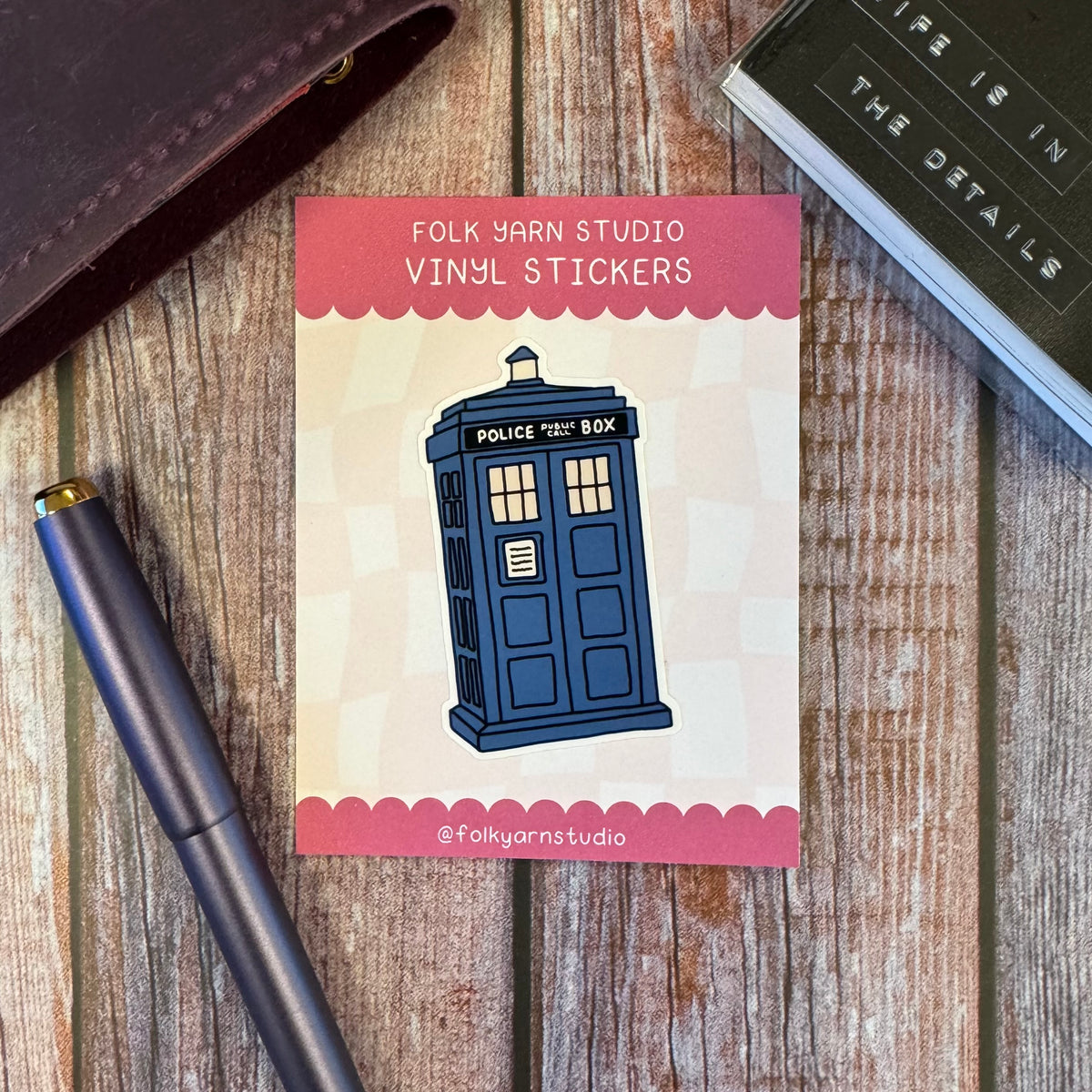 Big Blue Box Sticker