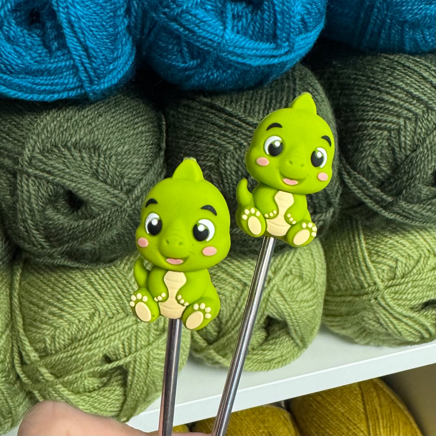Dino Baby Needle Stoppers