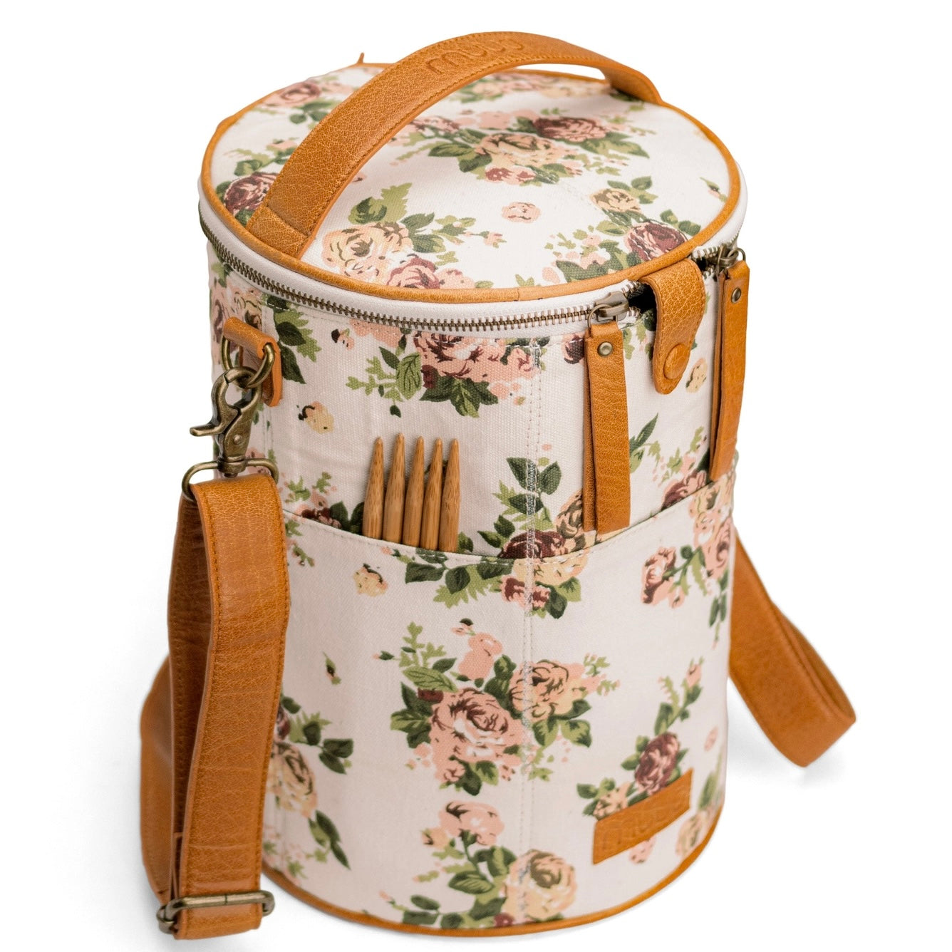 MUUD Saturn XL Project Bag- Canvas Floral