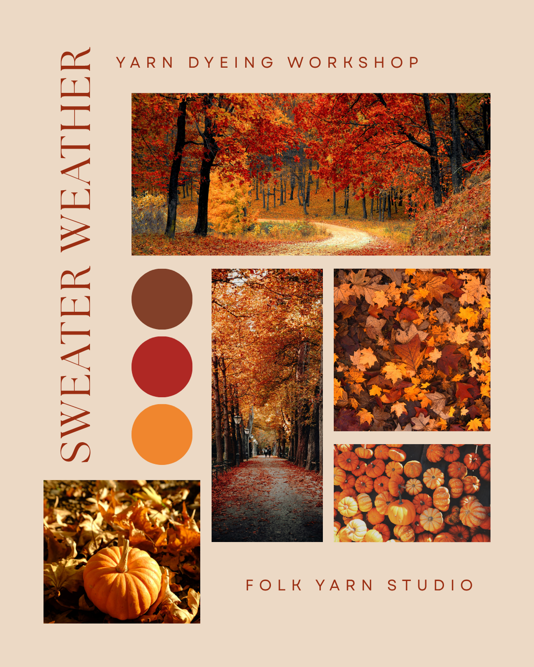 Sweater Weather Dye Workshop- 24th September