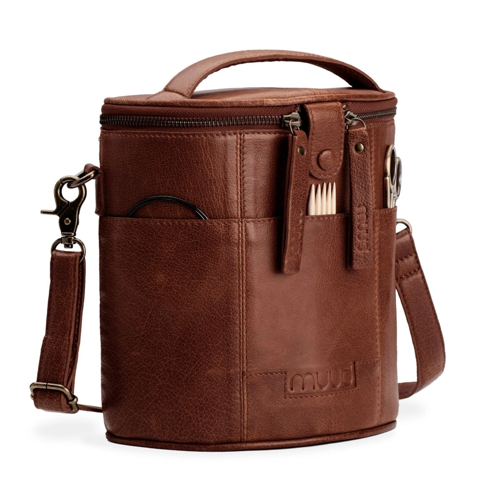 MUUD Grace Project Bag- Rich Brown