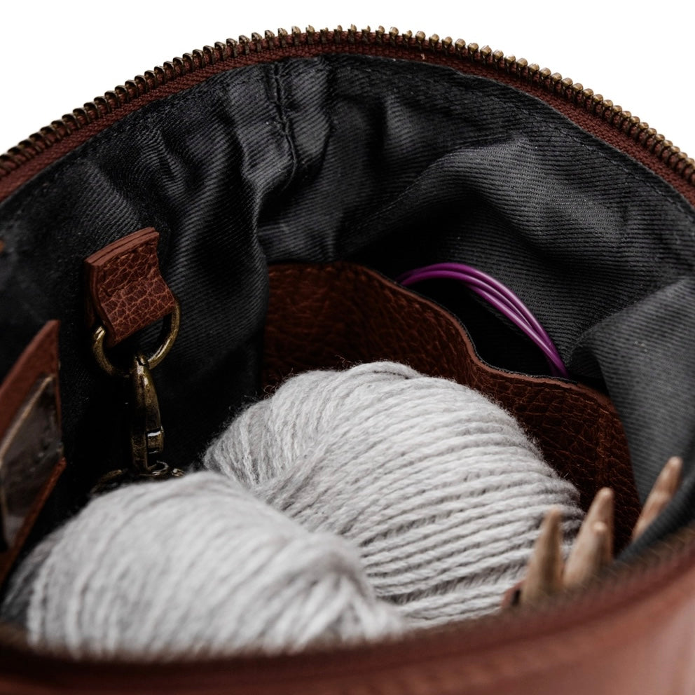 MUUD Grace Project Bag- Rich Brown