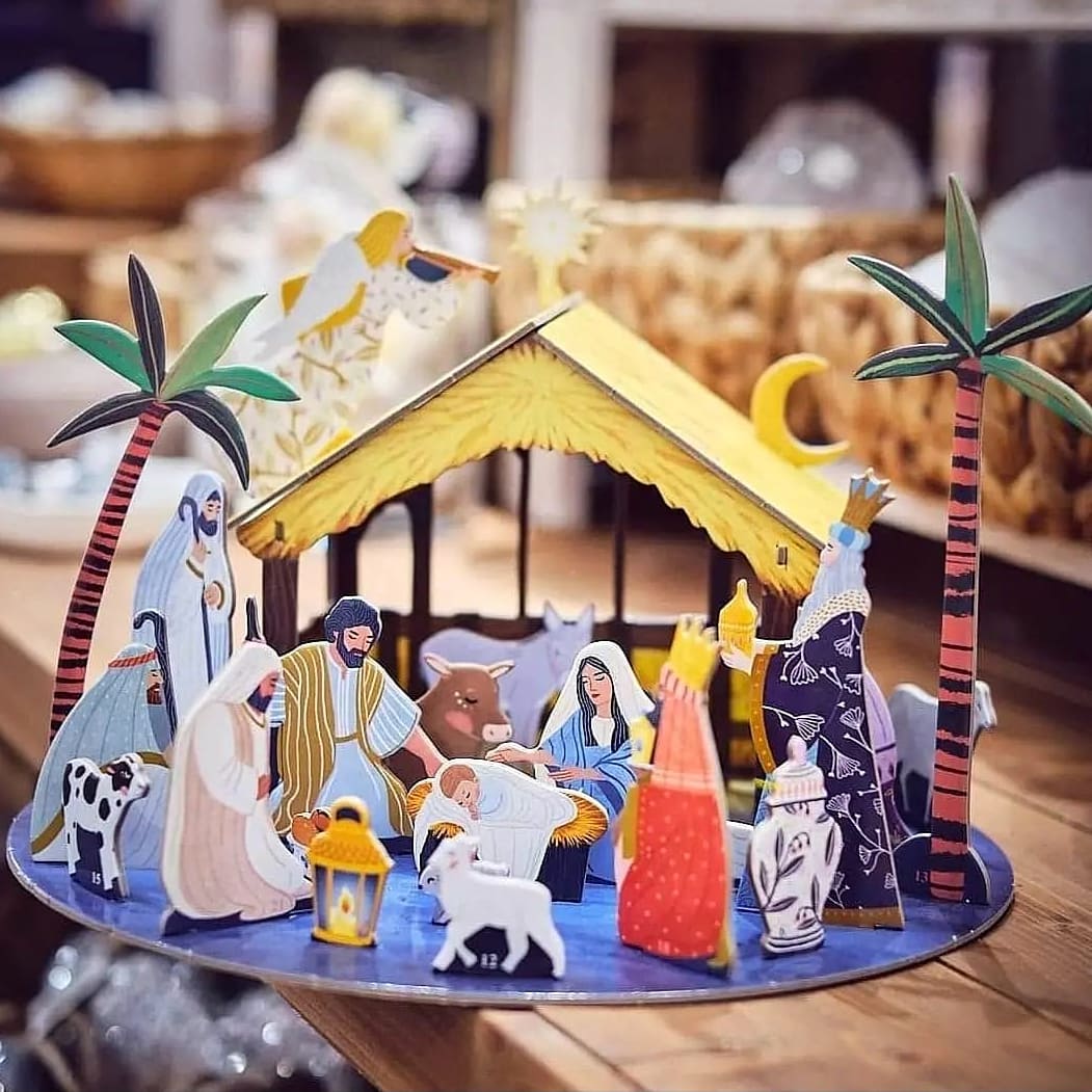 Away in A Manger Pop & Slot 3D Advent Calendar