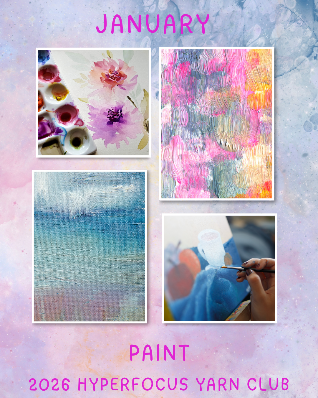 Hyper Focus Yarn Club- January